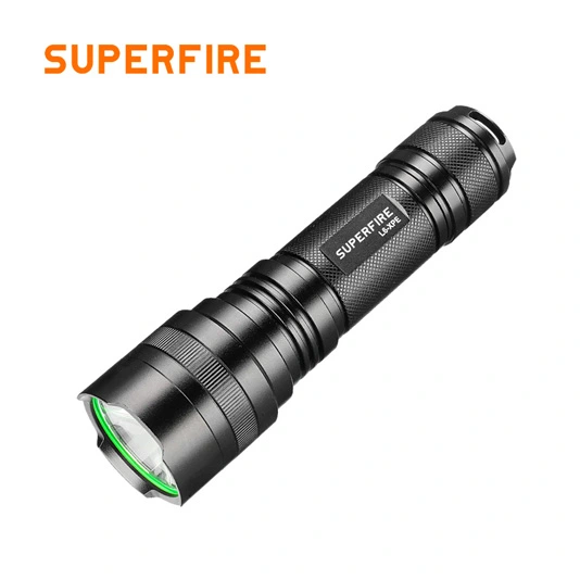 SUPERFIRE L6-XPE 300 루멘 법 집행 전술 손전등