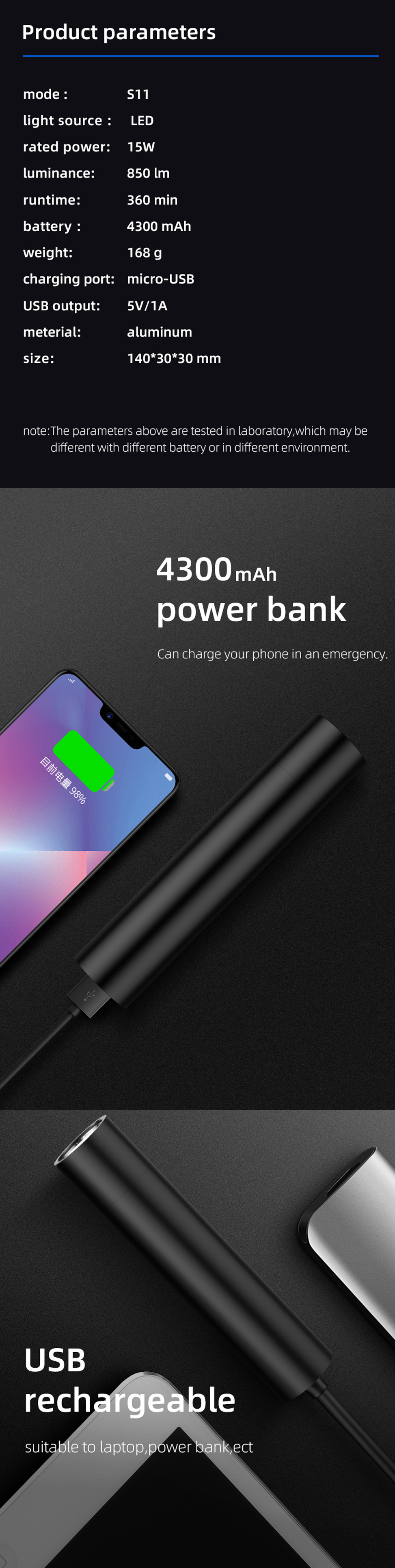 small usb flashlight small usb flashlight