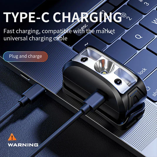 SUPERFIRE HL05-K 경량 센서 충전식 헤드 램프