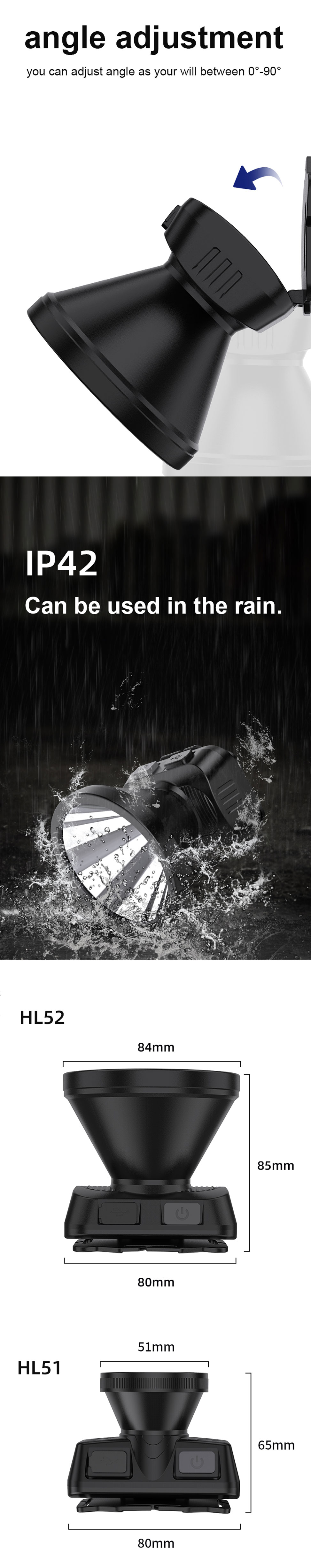 usb rechargeable head light usb rechargeable head light