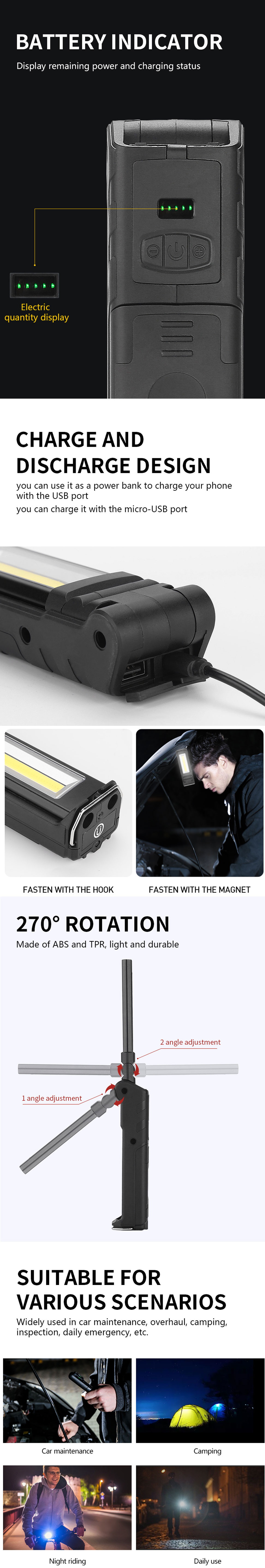 usb rechargeable led work light usb rechargeable led work light