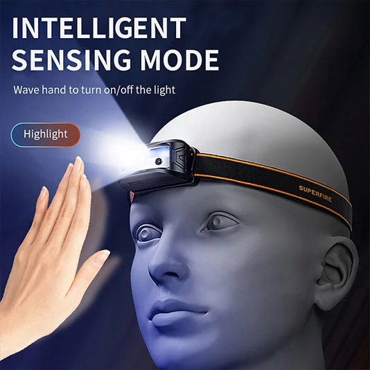 SUPERFIRE HL05-M Led 센서 헤드 램프