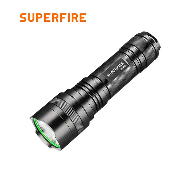 SUPERFIRE L6-XPE 300 루멘 법 집행 전술 손전등