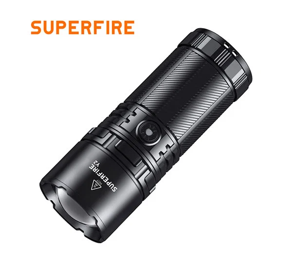 SUPERFIRE Y2 1355 루멘 고출력 장거리 손전등 충전식