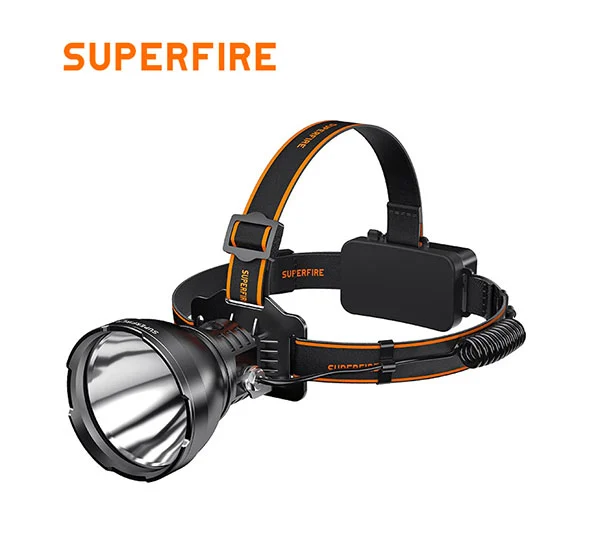 SUPERFIRE HL60 고성능 LED 헤드램프 충전식