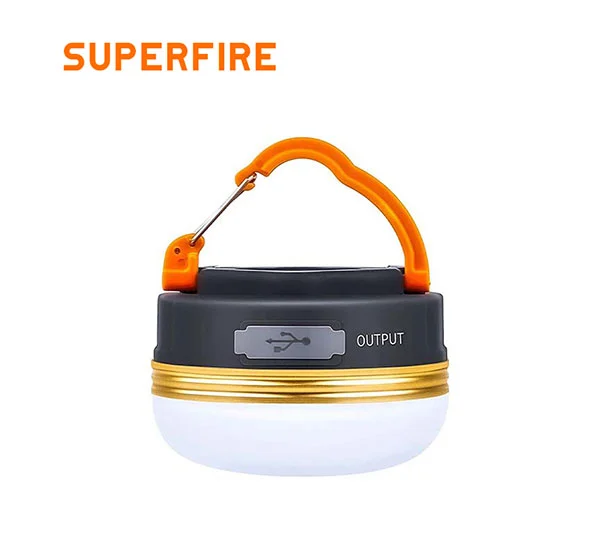 SUPERFIRE T60/T60-A 파워 뱅크 캠핑 라이트