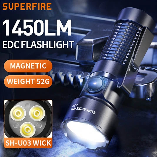 SUPERFIRE A29 휴대용 Flashligth