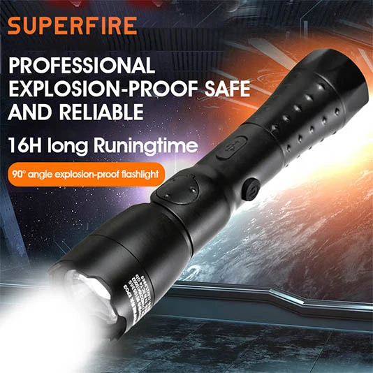 SUPERFIRE EP03 전문 폭발 방지 조명