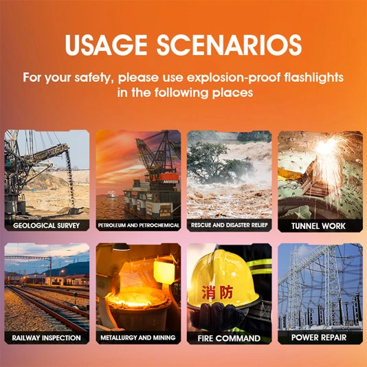 SUPERFIRE EP05 폭발 방지 조명