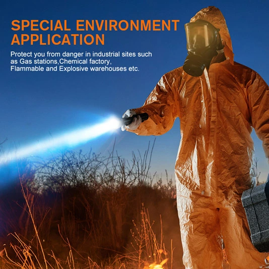 SUPERFIRE 새로운 D6 폭발 증거 LED 손전등