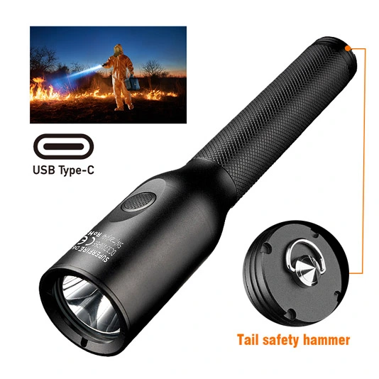 SUPERFIRE 새로운 D6 폭발 증거 LED 손전등