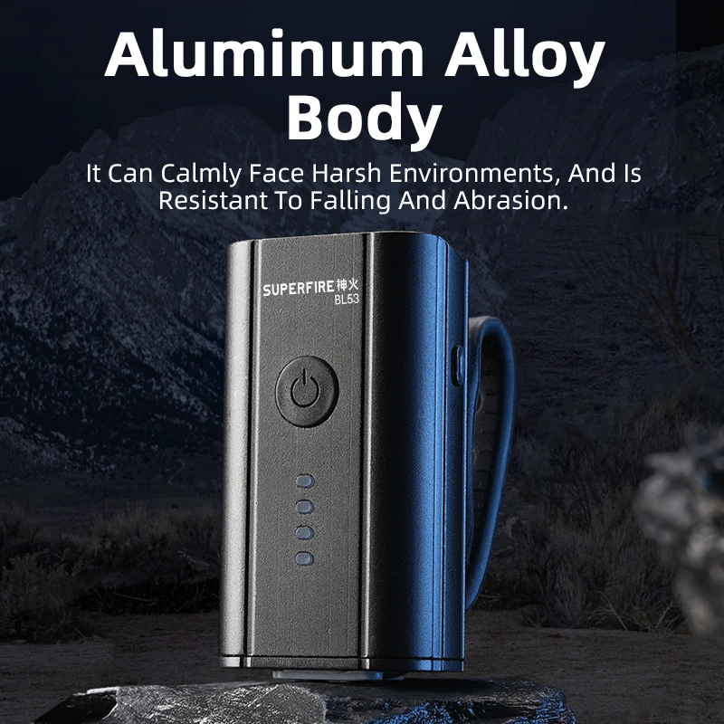 BL53 자전거 프론트 라이트: USB-C 충전을 가진 소형 350 루멘 LED 자전거 헤드라이트