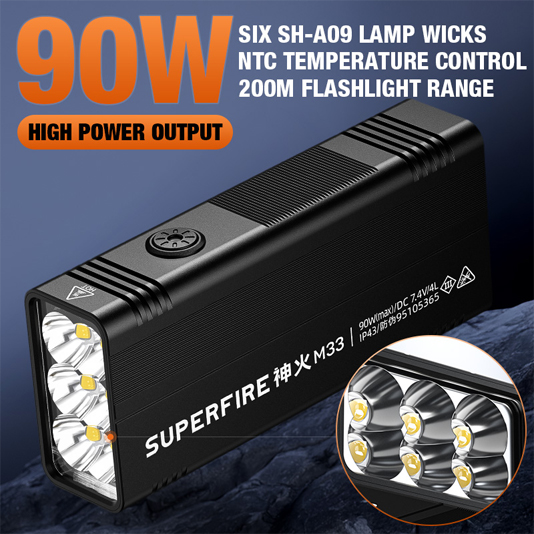 SUPERFIRE M33-high-power-flashlight - 翻译中...