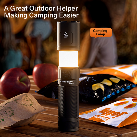 SUPERFIRE F1-G High-Intensity Flashlight - 翻译中...