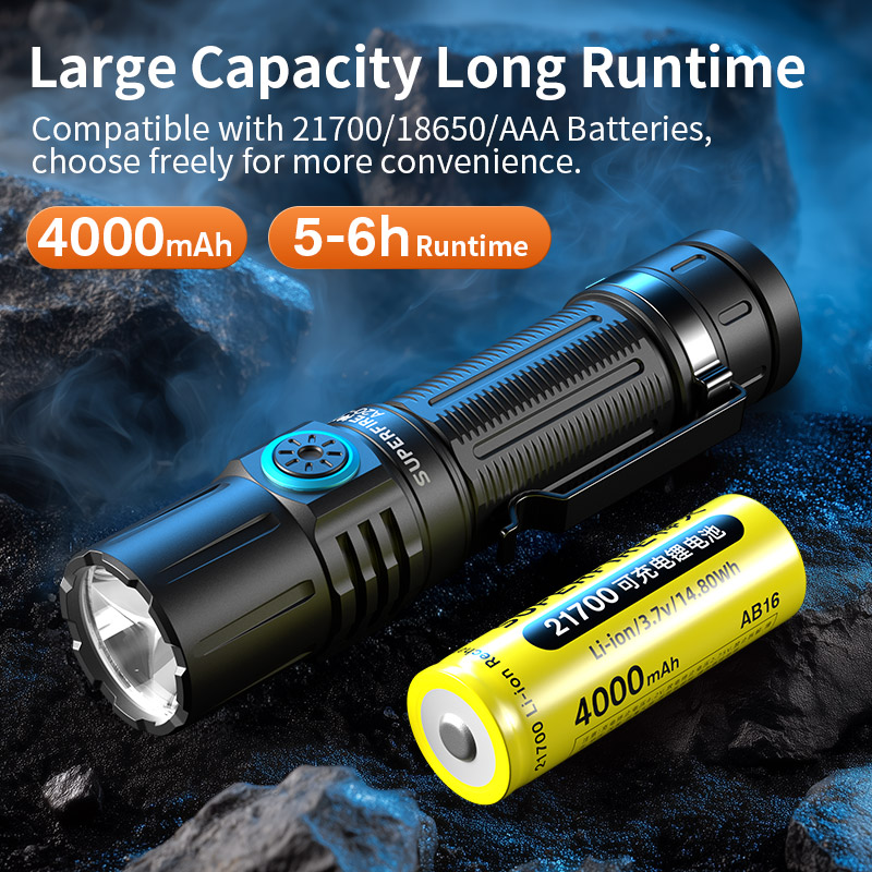 SUPERFIRE A20-X High-Powered Flashlight - 翻译中...