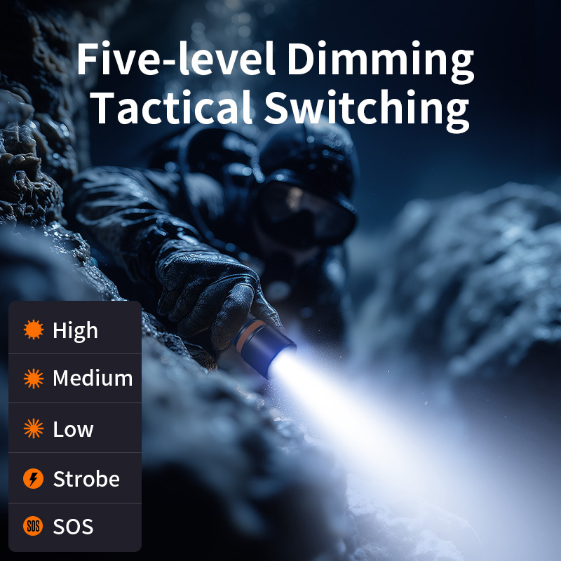 SUPERFIRE DL01-S Diving Flashlight - 翻译中...