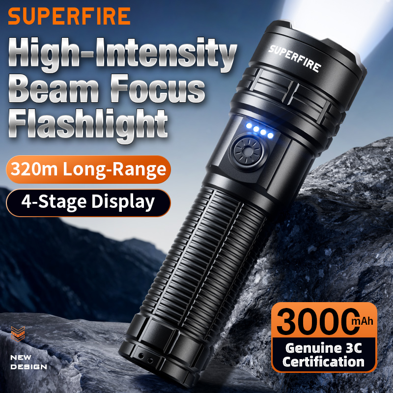 SUPERFIRE Y28-X High-Powered Flashlight - 翻译中...